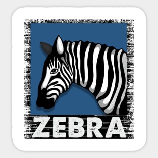 Zebra Sticker